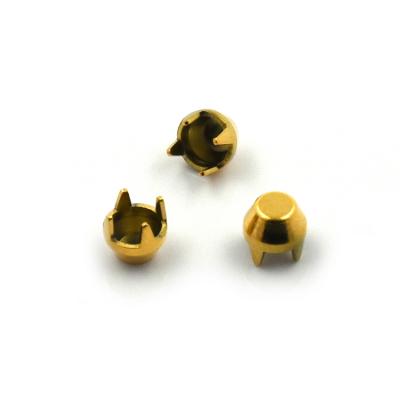 China Hot Sale 5mm Dome Prongs Metal Eco - Friendly Decoration For Handbags Luggage for sale