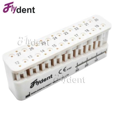 China Plastic Dental Autoclavable Equipment Mini Measuring Block Dentist Instrument Ruler Products Stand Ruler for sale