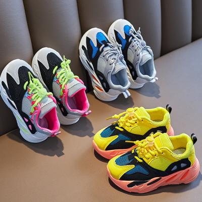 China 2021 Fashion Trend Toddler Boys Girls Cheap Wholesale Kids Running Casual Sneaker Sports Children's Shoes for sale