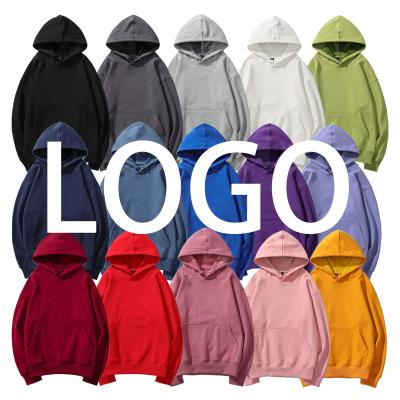 China Cotton High Quality Custom Print Anti-wrinkle Winter Unisex Logo Embroidery Pullover Sweatshirt Plain White Hoodies for sale