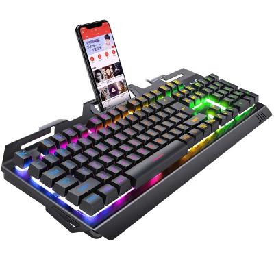 China Popular Victory-lock Custom Wired Key 104 RGB Backlit Computer Gaming Keyboard Most Affordable Price Desktop Computer Keyboard for sale