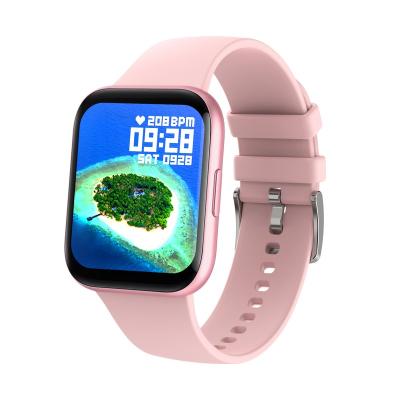 China MP3 Playback P25 Smartwatch 1.69 Inch Full Touch Screen Fitness Tracker Blood Pressure Smart Watch for sale