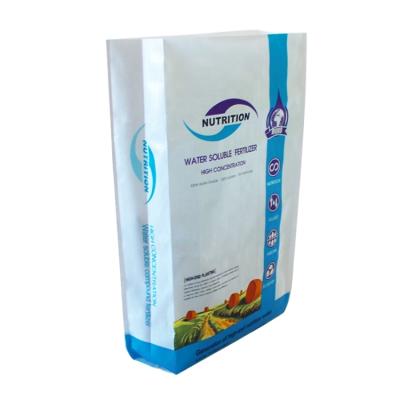 China Angola 50kg Moisture Proof Exported Fertilizer Woven Bags With PE Liner for sale