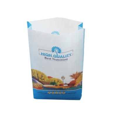 China 50kg PP Woven Fertilizer Moisture Proof Bag With Square Bottom for sale