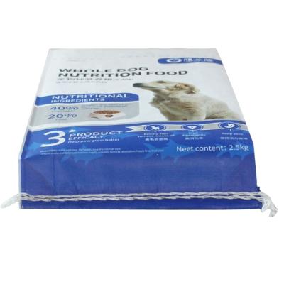 China 10Kg High Quality and Cheap Moisture Proof Moisture Proof (Color, Size, Printing, Logo and Gusset) Accept Customized BOPP/PP Pet Feed Woven Bag for sale