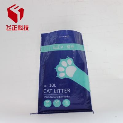 China Desgin High Quality 10L Cat Litter Free Shipping Moisture Proof Packing Bag With BOPP Laminated for sale