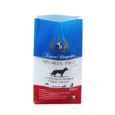 China European standard 5kg 10kg 15kg 20kg 25kg 30kg 35kg 40kg 50kg moisture proof packing bag for animal feed for sale