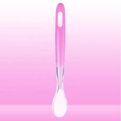 China Good Quality Food Grade BPA Free Multi Colors BPA Free Silicone Baby Dispensing Spoon for sale