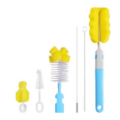 China Sustainable Wash Machines Bpa Free Baby Nipple Brush Silicone Brush For Baby Bottle Cleaning Brush for sale