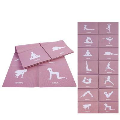 China Environmental friendly and durable most products wholesale yoga mats printed foldable yoga mat for sale