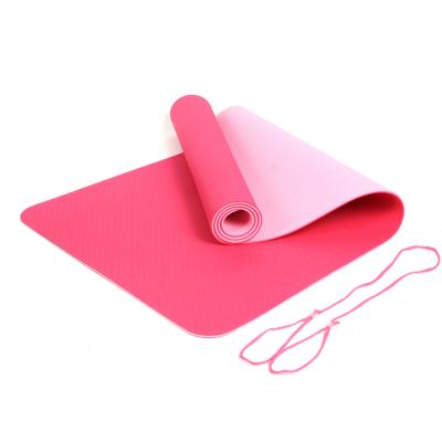 China Hot Selling Multi Color Environmental Protection Product Yoga Mat Eco-friendly Gym Exercise Mat for sale