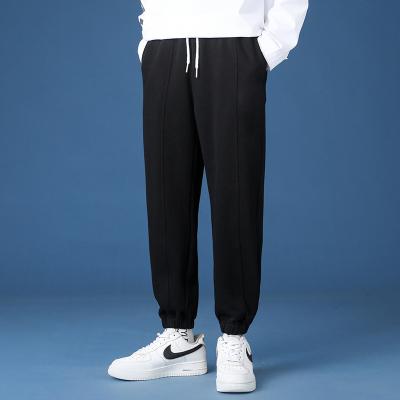 China AFB333 viable 2021 autumn and winter new Korean plush trend loose men's sports casual pants for sale