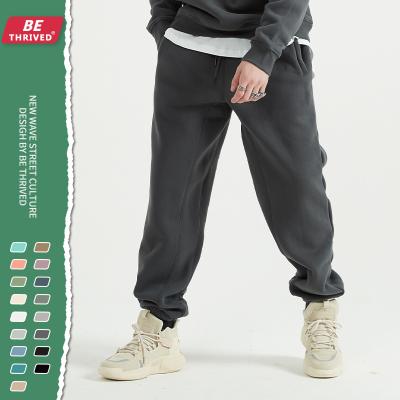 China 2207 Anti-Wrinkle Mens Pile Sweat Pants Drawstring Gym Joggers Shear Pants Mens Sports Tracksuit Joggers Custom Logo for sale