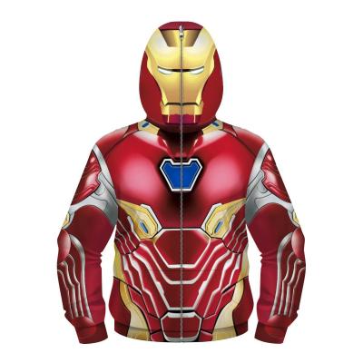 China Halloween Viable Hot Printed Children's Digital Clothes Masked Role Player Children's Sweater Long Sleeve Hoodie BFV0 for sale