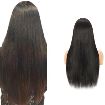 China Straight Transparent Swiss Lace Front Wigs 100% Virgin Brazilian Hair Lace Front Wig Straight Hair Wigs For Black Women for sale