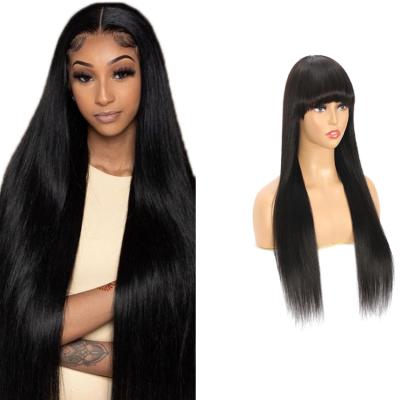 China Wholesale Transparent Straight Lace Wigs With Baby Hair , 150 180 Density Lace Up Brazilian Straight Hair Wigs for sale