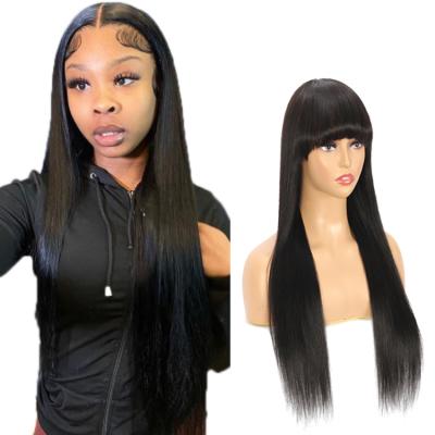 China Cuticle Aligned Hair Lace Front Wig 100% Natural Brazilian Swiss Straight Hairband T-Part Wig Seller Color Lace Front Wig for sale