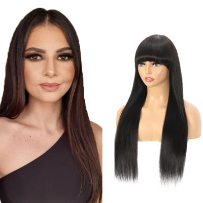 China Cheap Straight Peruvian Human Hair Swiss Lace Wig , Straight Human Hair Virgin Transparent Lace Frontal Wigs For Black Women for sale