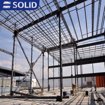 China Section Steel Easy Installation Workshop Steel Workshop/Building/Hangar/Warehouse/Factory in Dominican Republic for sale