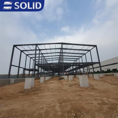 China Multicolor Steel Prefab Factory Warehouse Frame Workshop Design Steel Structure Construction Prefab Workshop for sale