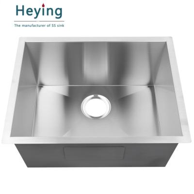 China Without Faucet HM2318 Zero Radius Kichen Bar Sink, 304 Stainless Steel Handmade Kitchen Sink for sale