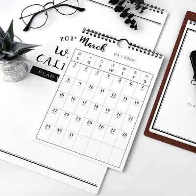 China paper & Cardboard Manufacturers Daily Desk Calendar Printing Chinese Paper Custom 2022 Wall Calendar for sale