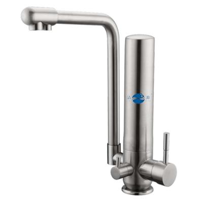 China Hotel modern commercial stainless steel mixer taps kitchen faucets for sale