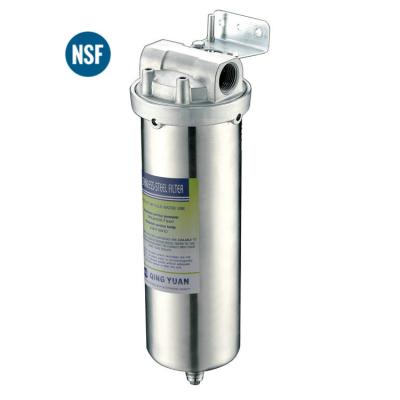 China Commercial HONG HUI HRS-10C NSF Pre-filtration Stainless Steel Water Filter Housing Water Purifier Manufacturers for sale