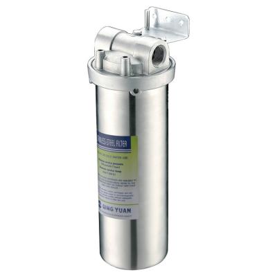 China Commercial HONG HUI HPS-10B 10 Inch Stainless Steel Water Filter Housing Water Purification System Housing Filter for sale