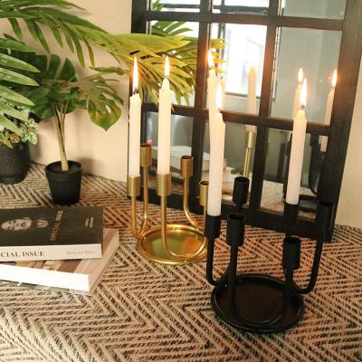 China Home Decoration Creative Vintage Metal Candlestick Home Decoration Handmade Candle Holder Candlestick Decor Miniature Home Decor Art Gifts Gua for sale