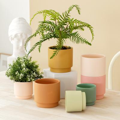 China CLASSIC Ceramic Planter Potted Plant Flower Pots and Garden Decor Flower Planters for sale