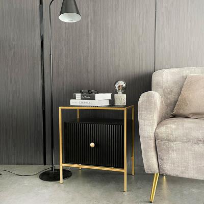 China Strong Home Design Cabinet Metal Living Room Furniture Wooden Cabinet With Gold Stand for sale