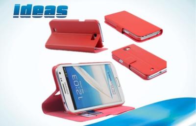 China Slim Red Samsung Tablet PC Leather Case Accessories for Galaxy Note N7100 for sale