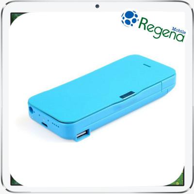 China Mobile Phone Accessories 4200Mah Power Bank for Iphone 5S Charger Case with leather Cover for sale