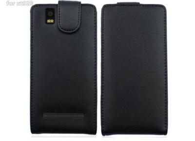 Chine Poche en cuir verticale de téléphone de noir de cas de modèle fait sur commande pour Motorola Droid RAZR XT928 à vendre