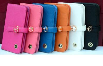 China Wallet Mobile Phone Protective Cases Genuine Sheepskin Leather for iPhone 5s for sale