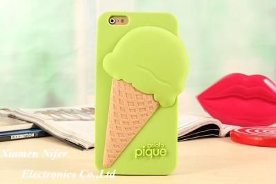 Cina Il telefono cellulare su ordinazione verde del gelato riveste la cassa protettiva iPhone6 per i regali promozionali in vendita