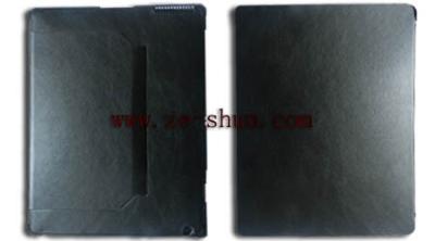 China Samsung PU Plastic / Silicone Custom Cell Phone Covers For ipad 2 ipad 3 Standing Type Black for sale