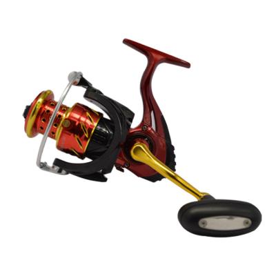 China Custom Fishing Reel Heavy Duty Straight Handle 8KG Max Drag Spinning Reel Marine Fishing Reel Saltwater Metal Rocker Reel CS2000-7000 for sale