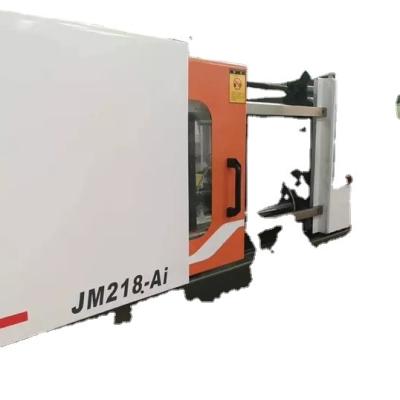 China Horizontal low price used plastic injection molding machine JM 218 ton servo pump to make plastic products for sale