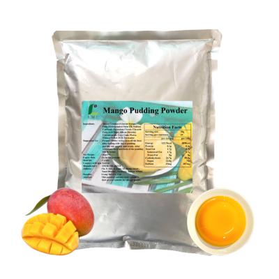 China Instant Glucose LMC Taiwan Bubble Tea Supplier Mango Pudding Powder for sale