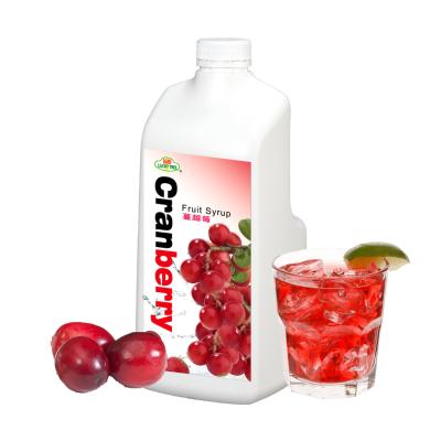 China LMC Taiwan Natural Supplier Top Selling Cranberry Syrup Fruit Syrup Concentrate for sale