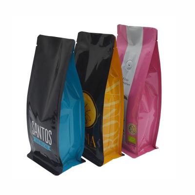 China Recyclable Custom Biodegradable Plastic Packaging Paper Bag For Pet Food Treats With Valve for sale