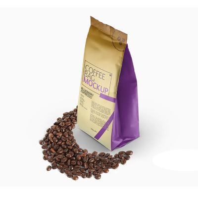 China Recyclable Coffee Bag Plastic Packaging Wholesale Custom Printing For Coffee Powder 500G for sale