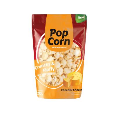 China Recyclable Customize Food Grade Print Frosted Airtight Paper Popcorn Ziplock Bag Environmentally for sale