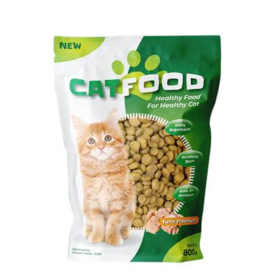 China Recyclable Biodegradable Custom Clean Design Pet Cat Diet Food Disposable Packaging Plastic Bag for sale