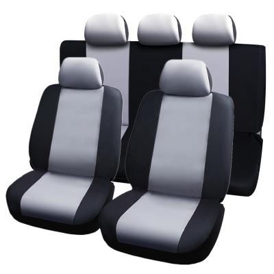 China Eco-friendly high quality sports full set comfortable universal size car seat cover set for sale