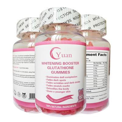 China Hot-selling Beauty Supplement Private Label Food L-Glutathione Adult Collagen Skin Whitening Gummies for sale