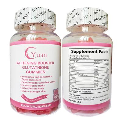 China Adult OEM/ODM Lightening L-Glutathione Effective Collagen Skin Lightening Vegan Skin Vitamin Gummy Candy for sale