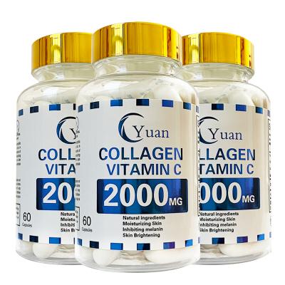 China Private Label Adult Fast Results Extra Compound Collagen With Protein Vitamin C Skin Whitening Capsule for sale